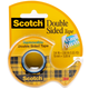 Двусторонняя клейкая лента 3M Scotch, легко отрывается, прозрачная, канцелярские товары, 19 мм × 5,08 м, с резаком. - изображение 5