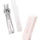 Детские столовые приборы Baoshi из стали 304 с футляром 3 шт Pink - изображение 1