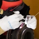 Сварочные перчатки Weiteshi TIG/MIG, первый слой, овчина, длинные рукава, модель 10-1009-XL, пара + кожаные рукава. - изображение 4