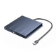 Внешний оптический привод UGREEN USB со скоростью 8X, DVD/CD-привод, портативный внешний проигрыватель дисков для ноутбука, не требующий установки драйверов, артикул 55847. - зображення 4