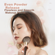 Кисть для рассыпчатой пудры Rownyeon Gesang Flower Loose Powder Brush, большая, с мягким пушистым ворсом в форме языка, предназначенная для фиксации макияжа. - изображение 9