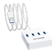 USB-концентратор ULT-Unite 3.0, док-станция расширения, высокоскоростной четырехпортовый концентратор, многопортовый адаптер для ноутбуков и настольных компьютеров, удлинительный кабель. - изображение 4