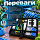 Набір мережевих інструментів RJ45/RJ11 для обтиску кабелю LAN-тестер Стрипер кліщі Cat5e Cat6 Комплект для монтажу та діагностики в кейсі - зображення 2