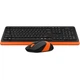 Комплект (клавіатура, миша) бездротовий A4Tech Fstyler FG1010 Orange ( 15624 ) - изображение 3