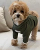 Худи для собаки с начёсом хаки “Hugme” Feel with Fill, размер XS - изображение 1