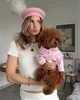 Кофточка для собаки розовая с помпонами Feel with Fill, размер L - изображение 4