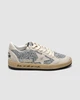 Жіночі кросівки повсякденні Golden Goose Ball Star In Silver Glitter With Ice-Gray Suede Inserts 37 (23,5 см) Сірий - зображення 1
