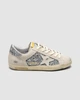 Жіночі кросівки повсякденні Golden Goose Super-Star in silver glitter with ice-gray star and inserts 37 (23,5 см) Сірий - зображення 1