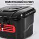 Кошик велосипедний передній пластиковий із кришкою та замком 34×30×26 см Чорно-червоний - зображення 6
