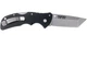 Ніж складаний Cold Steel Mini Recon 1 Tanto Point, замок Tri-Ad Lock, лезо Plain Stonewashed AUS-10A, руківя Black GRN, Тайвань, CS-27BAT - изображение 3