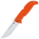 Ніж складаний Cold Steel Finn Wolf, замок Tri-Ad Lock, лезо Plain Satin AUS-8A, руківя Blaze Orange Griv-EX, Тайвань, CS-20NPJ - изображение 1
