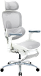 Fotel biurowy ergonomiczny Sihoo DORO C300 LITE V2 z podnożkiem White (4820216980134) - obraz 3
