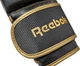 Боксерские перчатки Reebok Boxing Gloves черный, золотистый 14 унций (RSCB-11117GB-14) - изображение 2