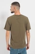 Футболка из хлопка Jack & Jones 12265183c64 M хаки (100015663) - изображение 3