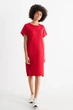 Платье-футболка из хлопка C&A 2235918c67 XXL красное (100015222) - изображение 1