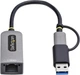 Karta sieciowa Startech USB-C to Ethernet Adapter with USB-A Dongle (C21GA-USB-ETHERNET) - obraz 5