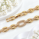 Браслет Xuping Jewelry 6-9мм длина 17-19см медицинское золото позолота 18К 2417 - изображение 1