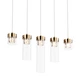 Люстра Zuma Line GEM P0389-05E-F7AC, золотистий - изображение 2