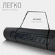 Коврик для йоги EasyFit TPE 183×61×0.6 см Черный антискользящий фитнес мат для пилатеса, стрейчинга и тренировок - изображение 6