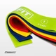 Резинка для фитнеса EasyFit Mix набор 7 шт 2.5-30 кг + чехол (EF-1814) - изображение 4