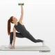 Гантель виниловая EasyFit 1 кг (1 шт.) Зеленая для фитнеса (EF0010G) - изображение 6