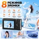 Цифрова камера S160PRO чорна, 16 МП, 5K, 18× зум, автофокус, Wi-Fi, 2.8" LCD - изображение 8