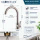 Змішувач для кухні з нержавіючої сталі Globus Lux WIEN SUS2-203S - зображення 9