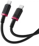 Kabel Baseus Dura Series Fast Charging Type-C to Type-C 100W 2 m Black-Red (P10377803U01-03) - obraz 3