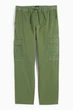 Брюки карго relaxed C&A 2229655c70 W28L32 зеленые (100015951) - изображение 4