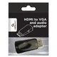 Перехідник Cablexpert HDMI-VGA M/F Black (A-HDMI-VGA-02) - зображення 3