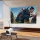 Смарт-проєктор з Wi-Fi та Bluetooth 4K мініпроєктор Android 11 для дому та офісу - зображення 2
