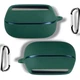 Чехол-накладка 2шт CDK для JBL Live Buds 4 | Silicone Candy Friendly с карабином (023982) (green) - изображение 1
