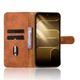 Чехол Deexe Classic Wallet для TECNO Spark 50 - Brown - изображение 3
