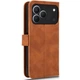 Чехол Deexe Classic Wallet для TECNO Spark 50 - Brown - изображение 5