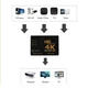 HDMI разветвитель Switch 1х3 на 3 порта (1out/3in) 4К 60Hz, Plastic, 58х82mm, Black | переключатель, паралельное размещение портов | Для PC, XBox, PS4, PS5, видеоплееров - изображение 4