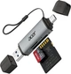 Кард-ридер Acer USB 3.0 + Type-C OTG 2 в 1, считыватель карт памяти SD MicroSD, адаптер для телефона, ноутбука и ПК - изображение 1
