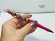 Ручка дизайнерская с авторскими бусинами с добавлением серебра 12134 ISTA Lampwork - изображение 1