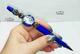 Ручка дизайнерская с авторскими бусинами с добавлением серебра 12145 ISTA Lampwork - изображение 1