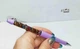 Ручка дизайнерская с авторскими бусинами с добавлением серебра 12213 ISTA Lampwork - изображение 5