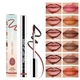 Подводка для губ матовая Peel-Off Lip Liner оттенок красно-коричневый - изображение 4