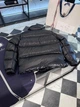 Чоловічий чорний глянцевий пуховик Moncler Leste 2XL - зображення 6
