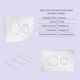 Готовое решение Qtap для ванной комнаты: подвесной унитаз Jay Rimless 485x360x320 + комплект инсталляции Standard (круглая кнопка Chrome) - изображение 5