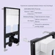 Готовое решение Qtap для ванной комнаты: подвесной унитаз Tern New Ultra Quiet 490x365x325 + комплект инсталляции Standard (круглая кнопка Chrome) - изображение 4
