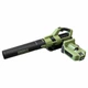 Аккумуляторная воздуходувка Green Machine 62 В, 4 А·ч, 480 м³/ч с зарядным устройством для уборки листьев - изображение 7
