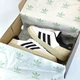 Кросівки чоловічі та жіночі Adi Spezial White Black / кеди Аді Спеціал білі з чорним 36 - зображення 7