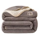 Зимова тепла флісова ковдра Grace Fleece Taped Sherpa Blanket, ковдра з кондиціонером, чохол для дивана, ковдра Nap 1,8*2,0 м - изображение 1