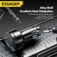 Автомобільний зарядний пристрій ESSAGER 105W QC3.0+PD3.0 Type-C в прикурювач авто на 3 виходи з дисплеєм та вольтметром - зображення 5