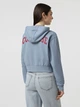 Спортивная кофта CONVERSE 10642544 Синий L 0Q156 - изображение 3