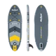 Доска SUP REBEL ACTIVE помпованная 244x76x10 см, набор (RBA-4511) - изображение 2