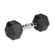Гантелі REBEL ACTIVE HEX гумовані 2x6 кг (RBA-2325-06) - зображення 3